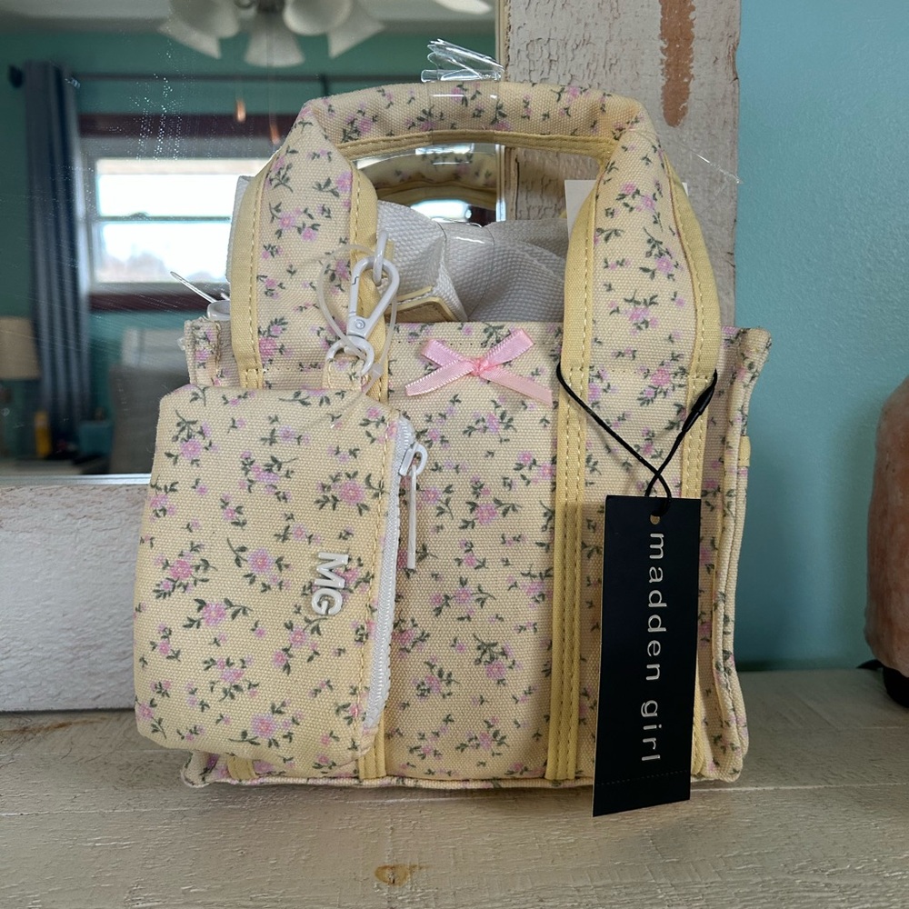 Madden Girl Mini Floral Tote